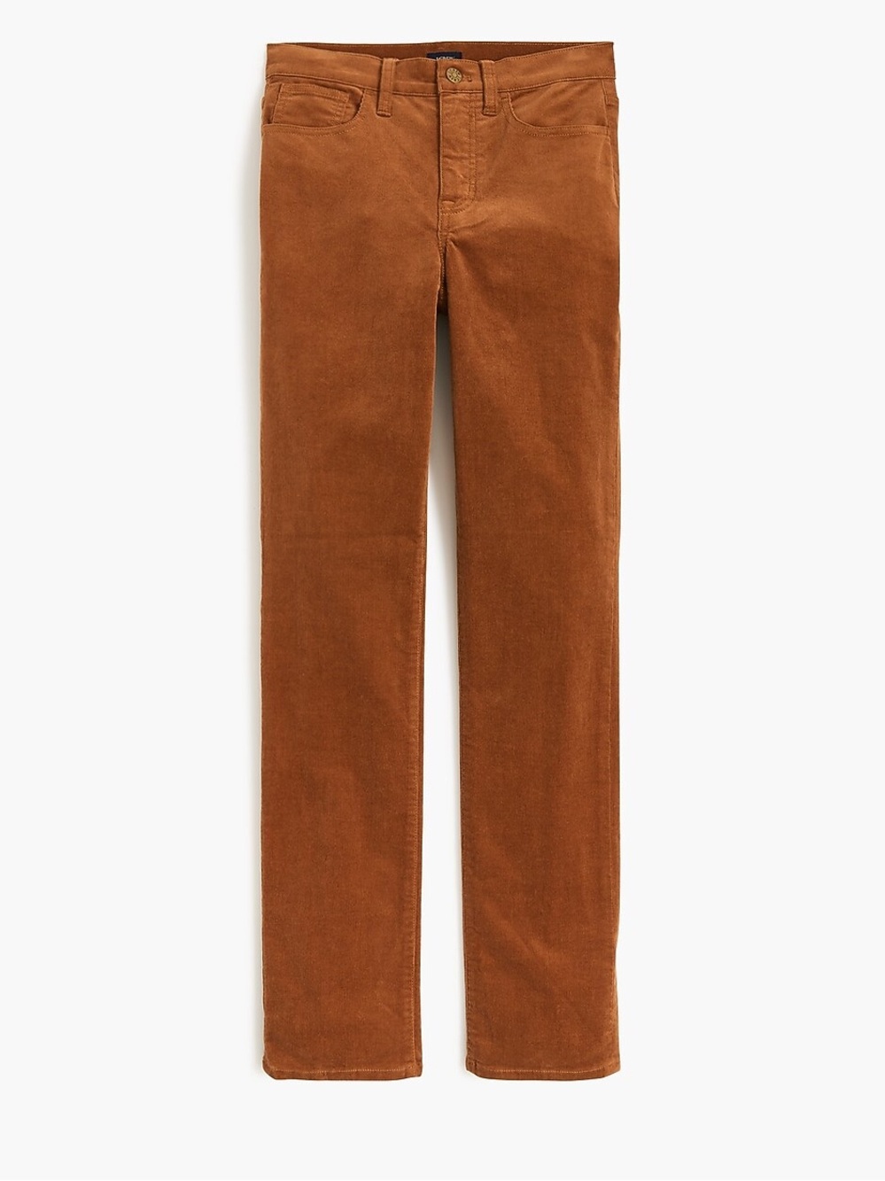 J. Crew Women’s Straight-Leg Corduroy Jeans in Brown